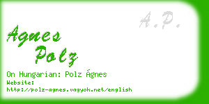 agnes polz business card